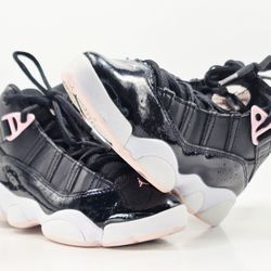 Nike Kids Air Jordan 6 Rings (323431-002) Black Punch White Basketball  SZ 13C