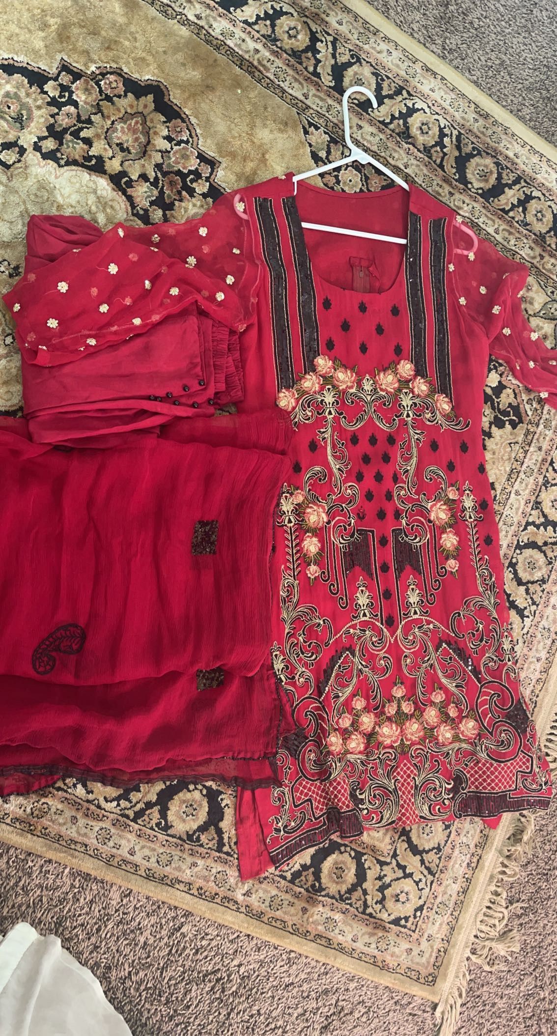 Pakistani Chiffon Dress