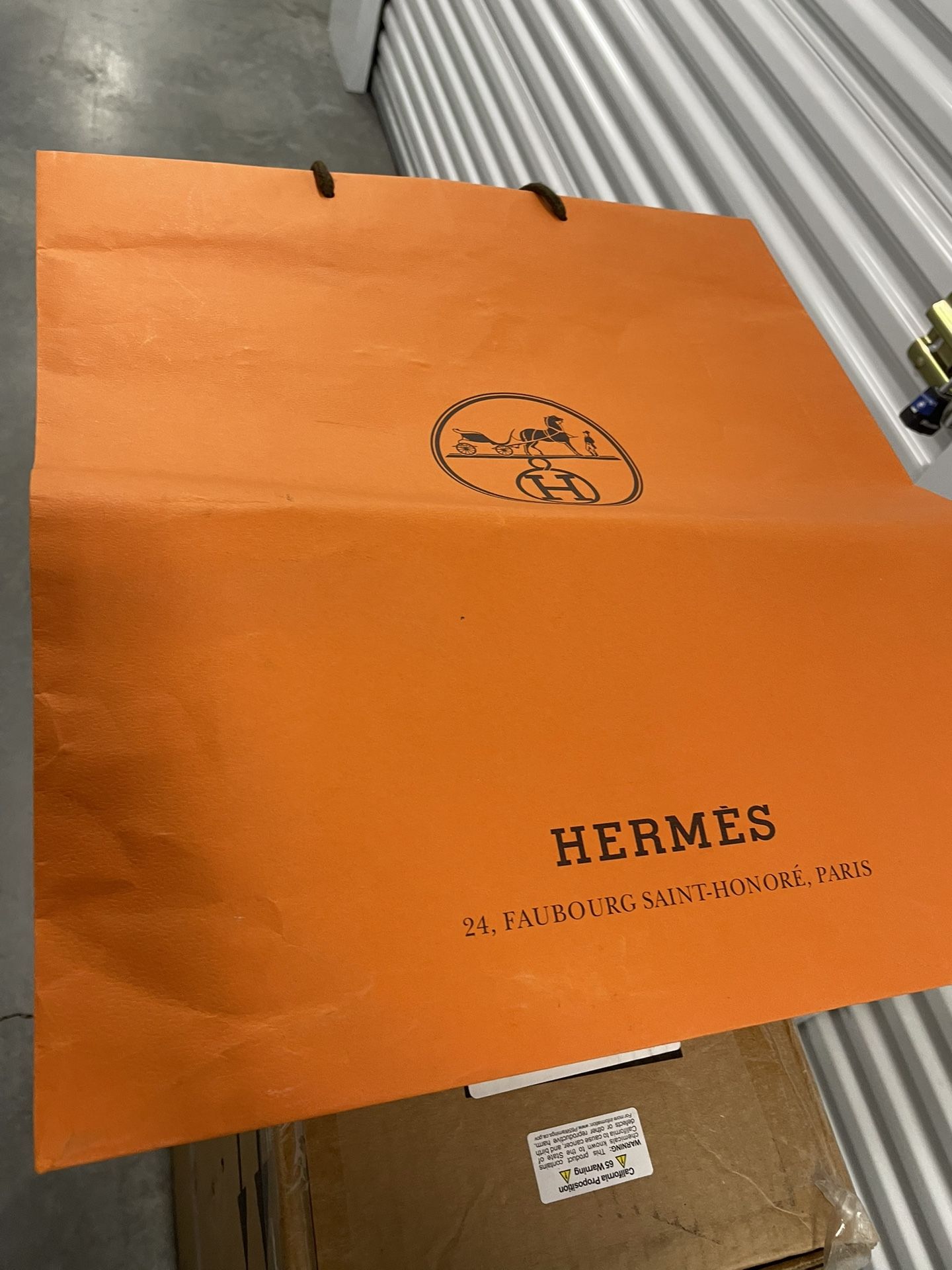 Large Size Auth Hermes Store Bag