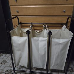 3 Bag Laundry Basket/ Hamper