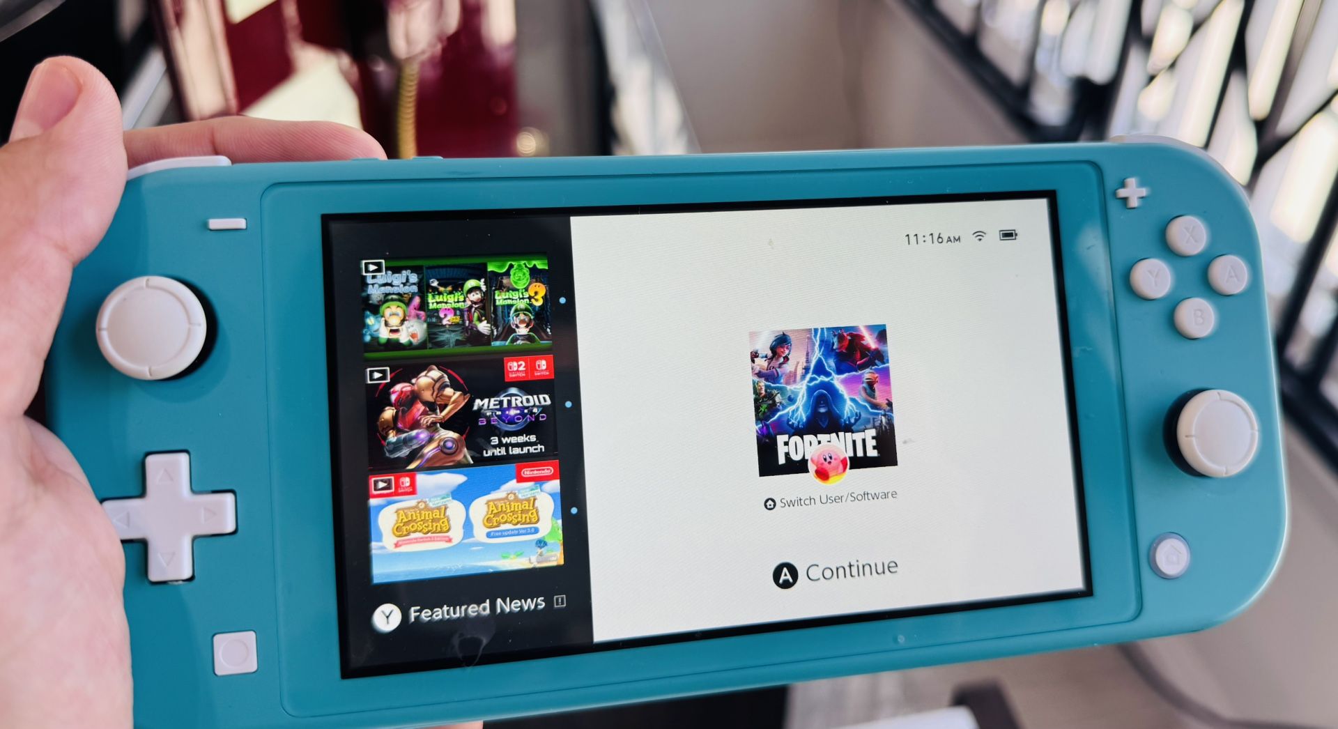 Nintendo Switch Lite - Turquoise