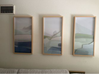3 Piece Abstract Landscape Wall Art