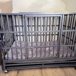Oranland 48 Inch Heavy Duty Dog Crate 