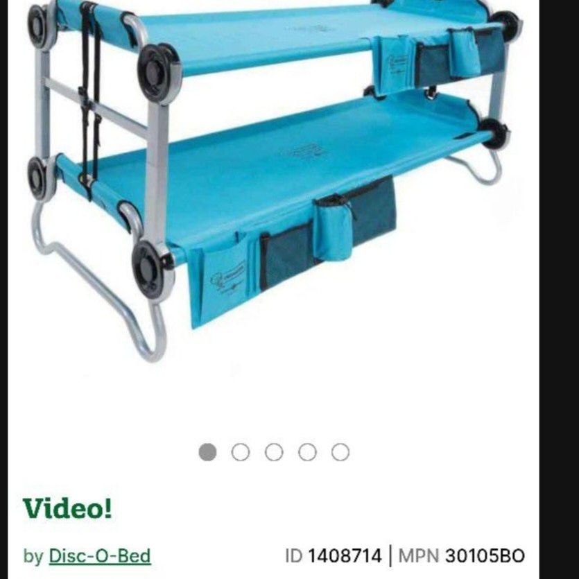 Camping BunK beds  [ KIDO -O -BUNK]  NEW $329 [USED 2X] Like New [$129 Off New]