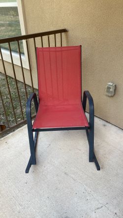 Metal rocking chair