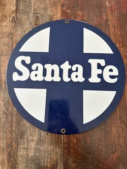 Santa Fe Metal Sign