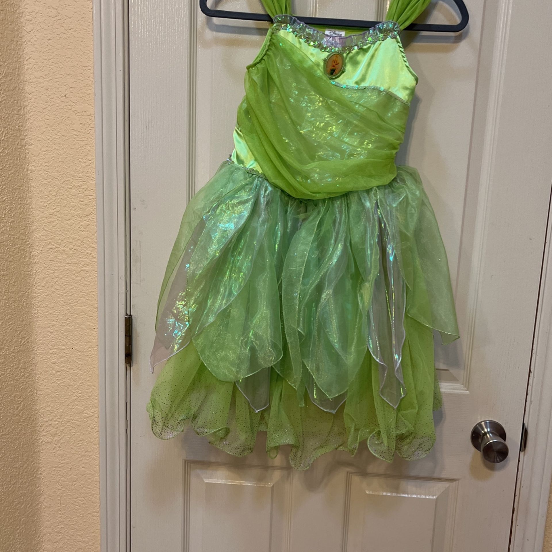 Disney Store Tinkerbell Dress Costume 9/10