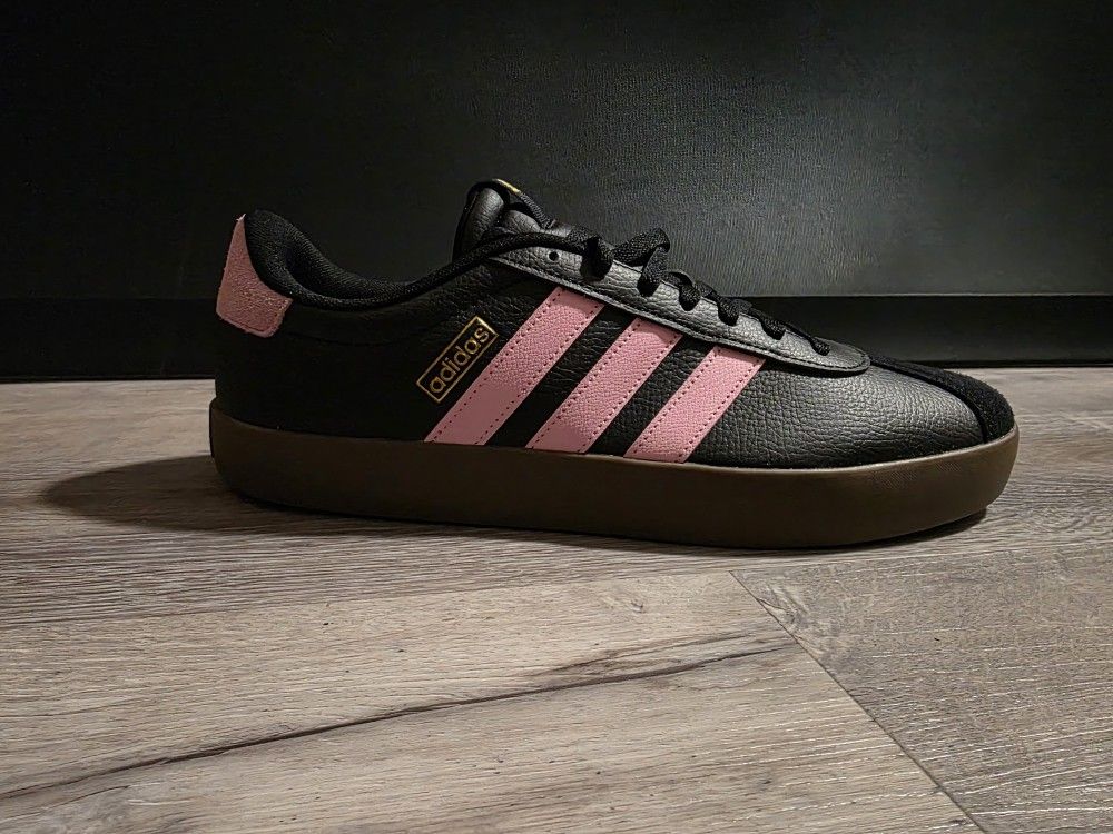 Adidas VL Court 3.0 Black/Pink (12m)