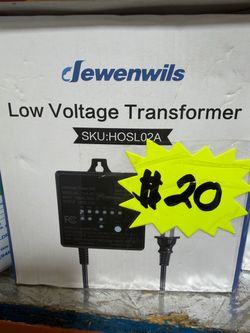 Low voltage transformer