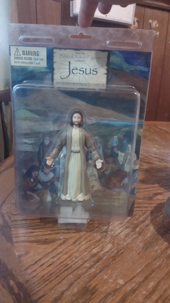 Rare JESUS CHRIST Train Up A Child Biblical Action Figure Vintage 1997
