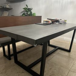 Dining Table and Bench 