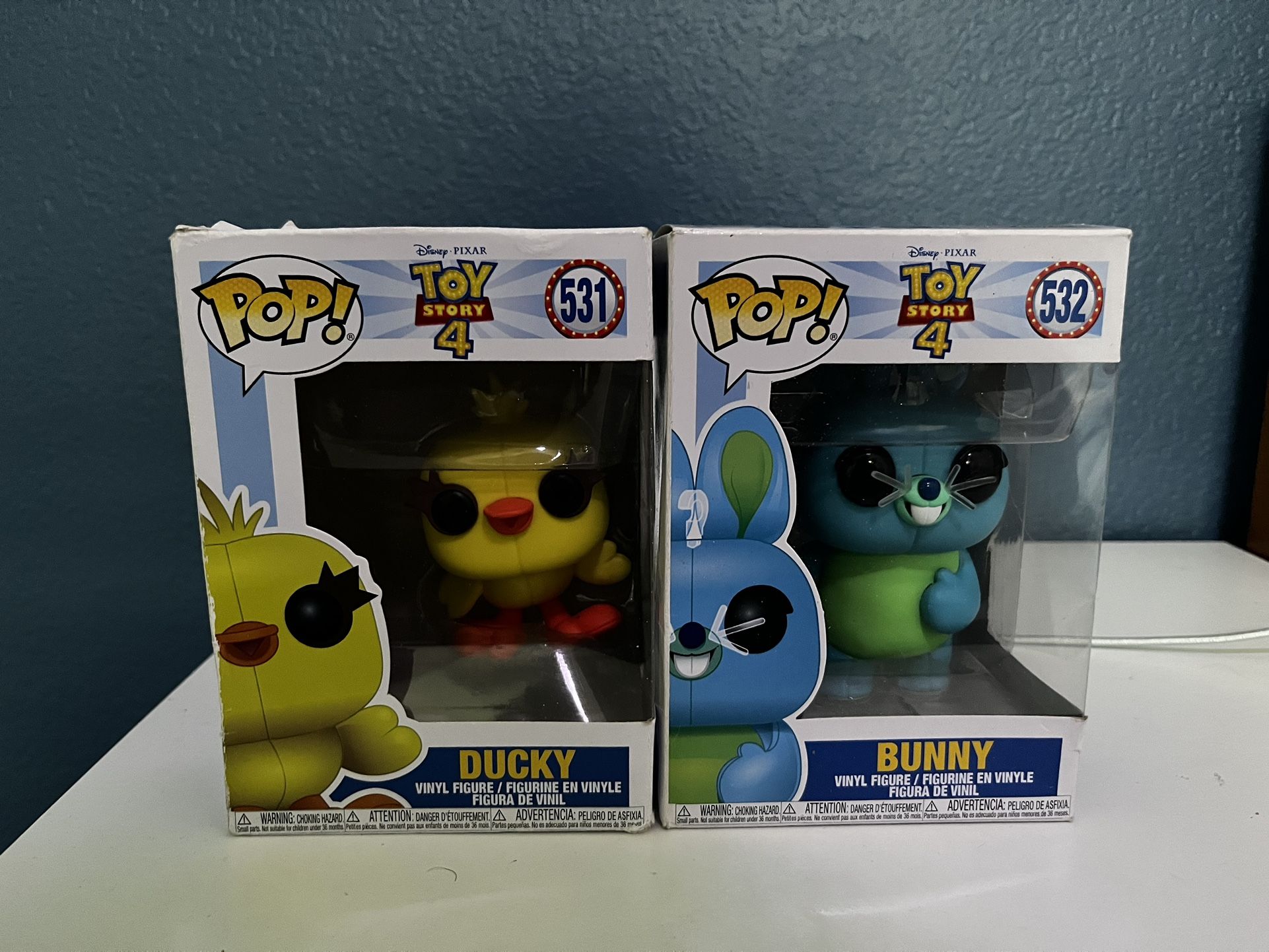 Ducky & Bunny Funko POP!s 