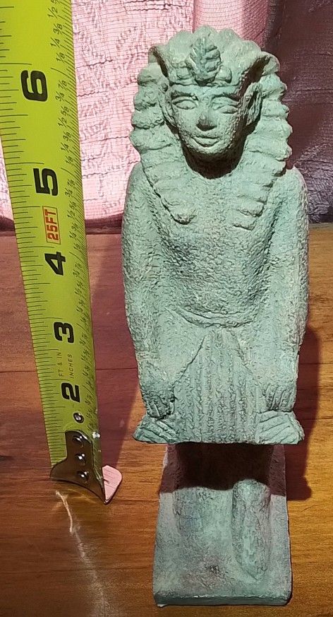 Estate Sale Figures And Statues Of Egypt Pharoh Nefertiti Heka God Magic Greek Naxos Sphynx Sarcophagus