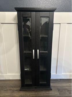 Glass-Covered Display Cabinet / Storage Tower
