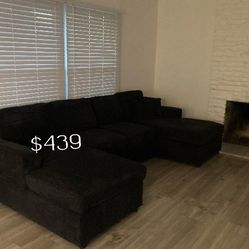 NEW U-Shaped Corduroy Sectional Sofa Sets‼️