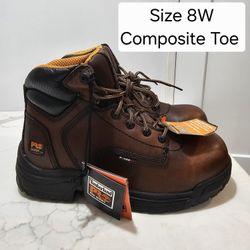 Timberlands Pro Composite Toe Work Boots Size 8w