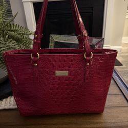 Pink Brahmin tote handbag