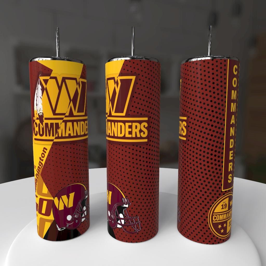Washington Commanders Football Tumbler