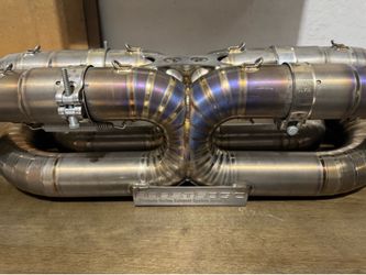 Boost logic titanium exhaust for a90 Supra.