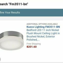 New Kuzco  Bedford Led Light 11" Round