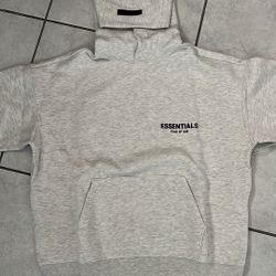 ESSENTIALS Fear of God Light Oatmeal Hoodie