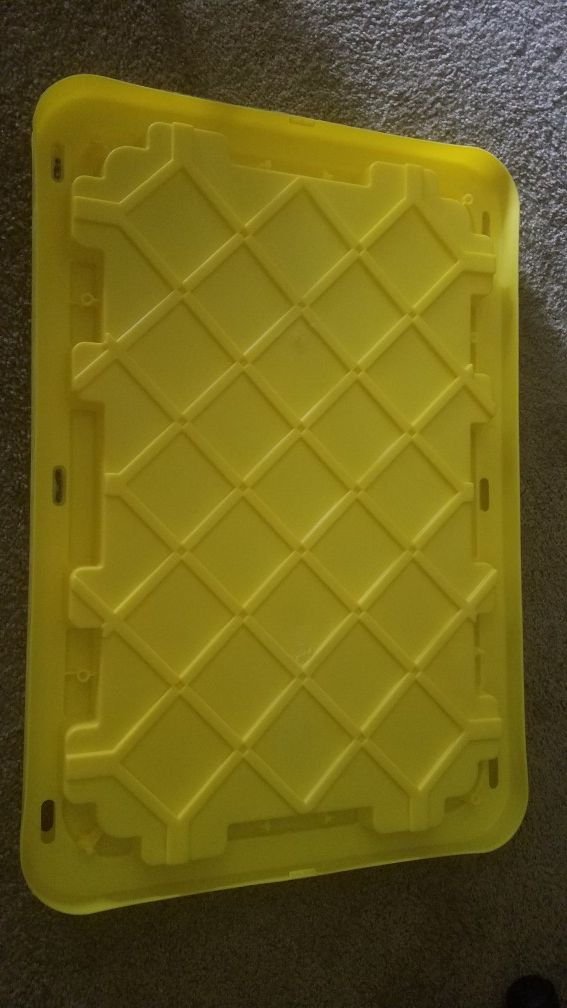 2 New HDX 27 Gal. Tough Tote Storage Lids for Sale in Lincoln, CA OfferUp