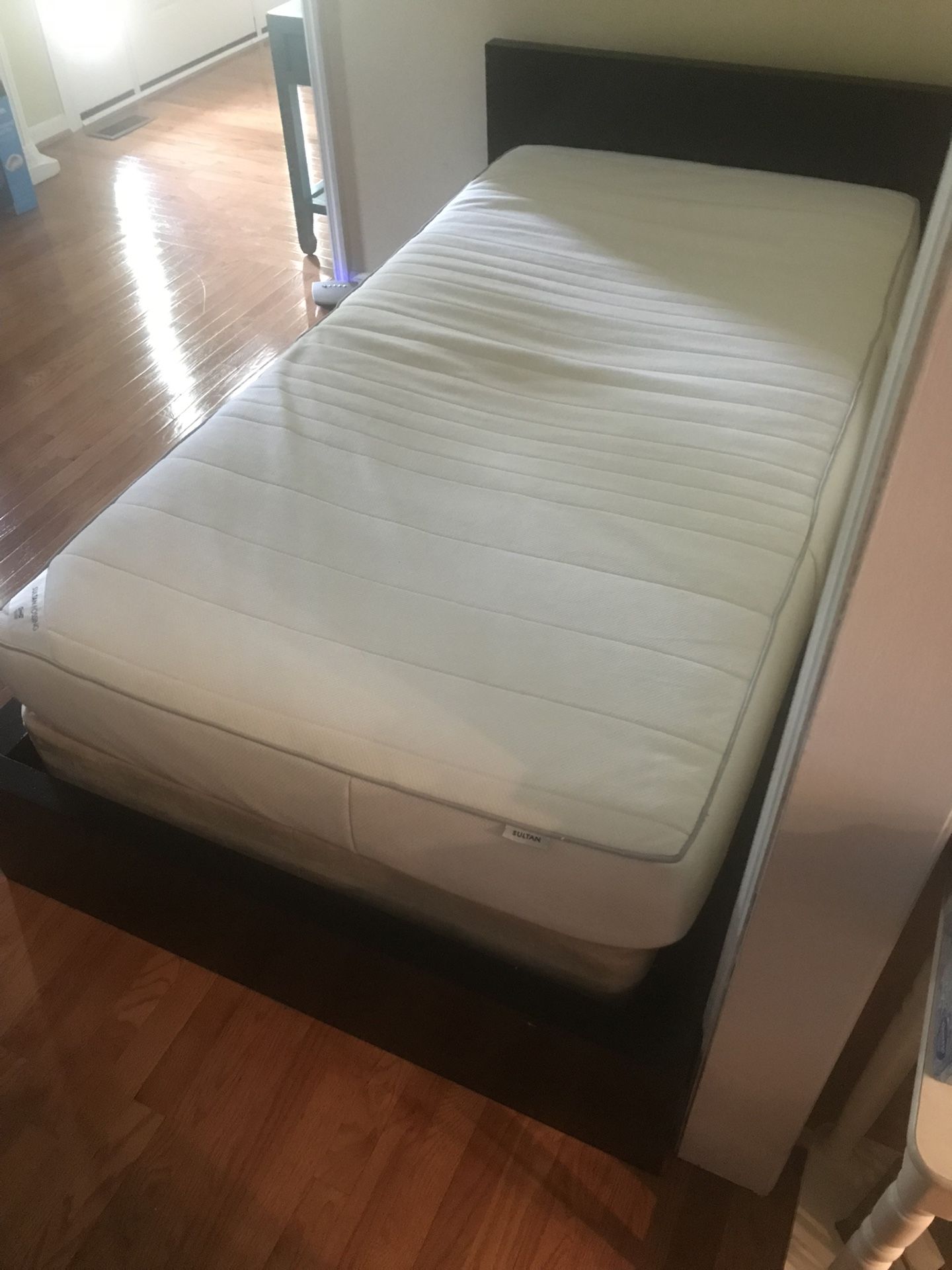 Black Twin IKEA Bed 