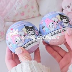My Melody And Kuromi Figurine Balls 