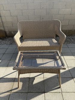 Patio Set (Sofa Seat & Table)