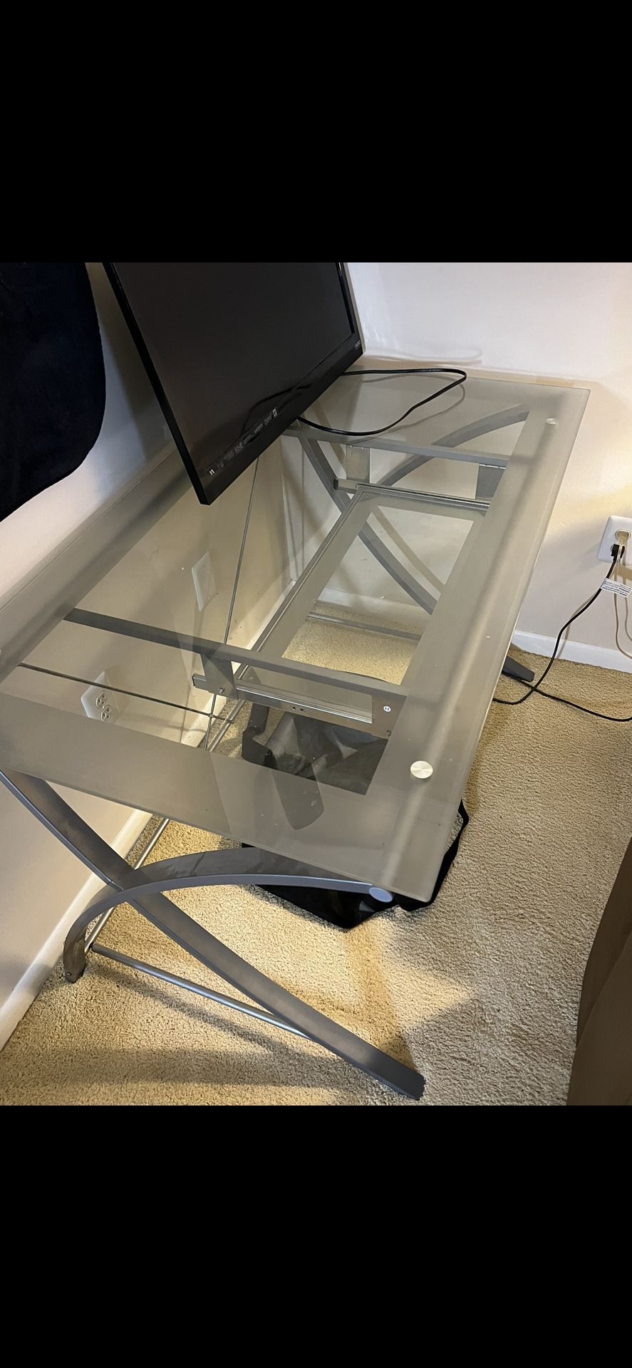 Glass Computer Desk