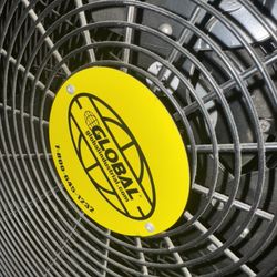 GLOBAL INDUSTRIAL 30” FAN! WITH DOLLY/WHEEL KIT! 