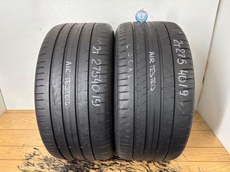 2 tires 275 40 19 Pirelli p zero pz4 no repairs