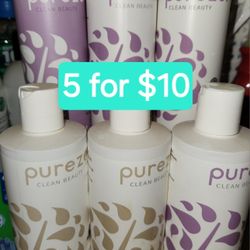 Set Of 5 Purezero Shampoo & Conditioner/  Set De 5