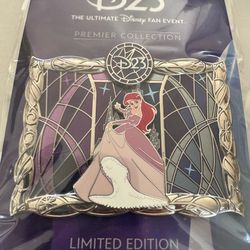 D23 THE ULTIMATE DISNEY FAN EVENT PREMIER COLLECTION PIN ARIEL LE 1000