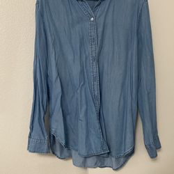 H&M Long Sleeve Jean Top