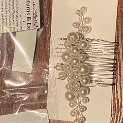 Pearl Beaded Hair Pin Wedding 