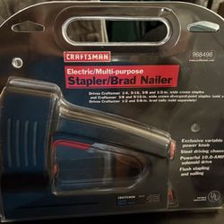 E310 Craftsman 9-68496 Electric Stapler Brad Nailer w/ Adjustable Power Works