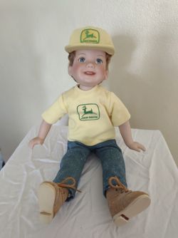 John Deere "Bobby" Porcelain Collector Doll