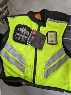 Motorcycle safety vest new with tags