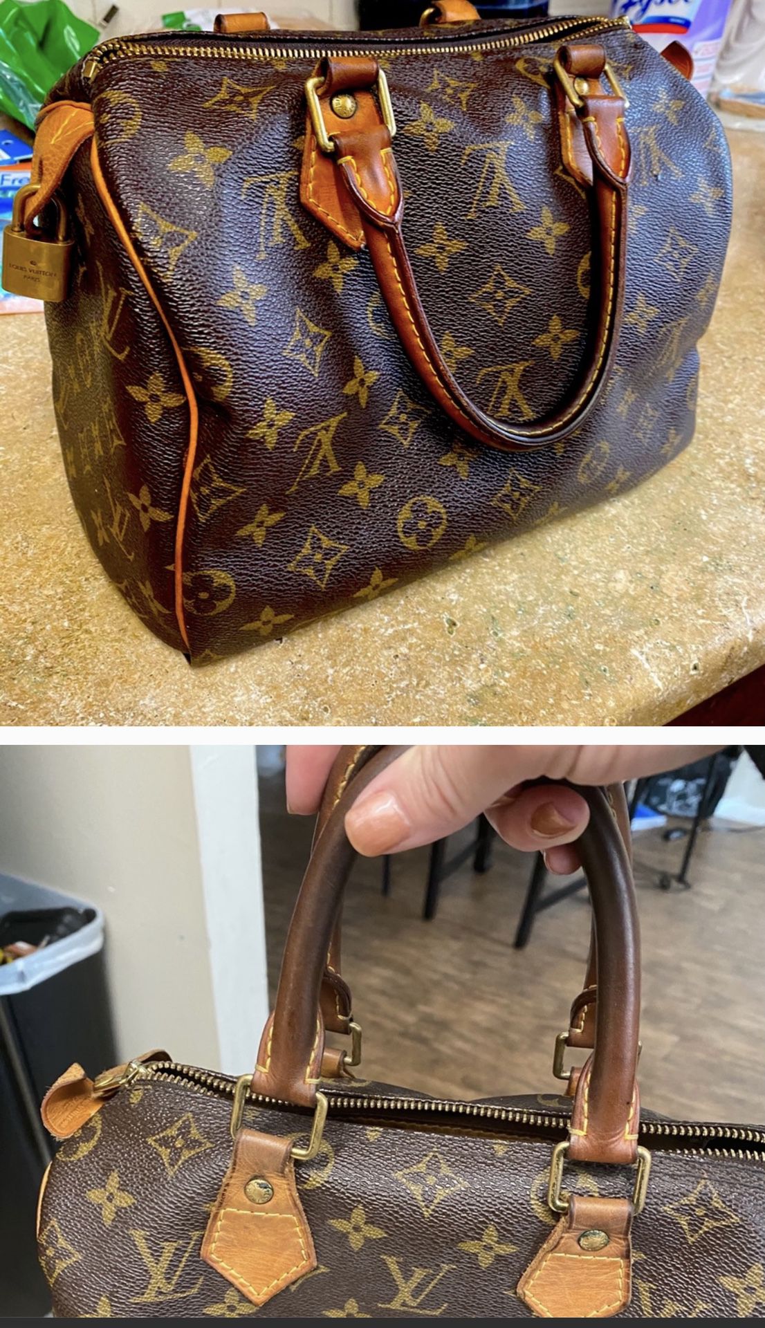 Authentic and vintage Louis Vuitton handbag