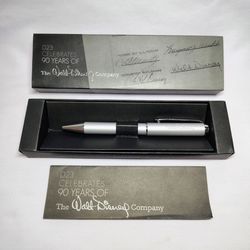 D23 Celebrates 90 Years of The Walt Disney Company Parks Engraved Pen Silver