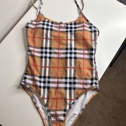 Burberry One Piece Swimsuit S M L 