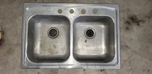 Stainless 4 hole kitchen sink