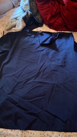 Navy blue scrub top size XL
