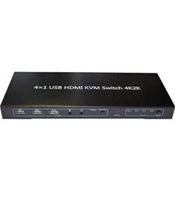 Bytecc KVM-4UHM 4x1 USB HDMI KVM Switch – Optimize Your Workspace with Seamless Switching!