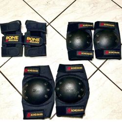 New - Black Bone Shields knee pads and elbow pads set