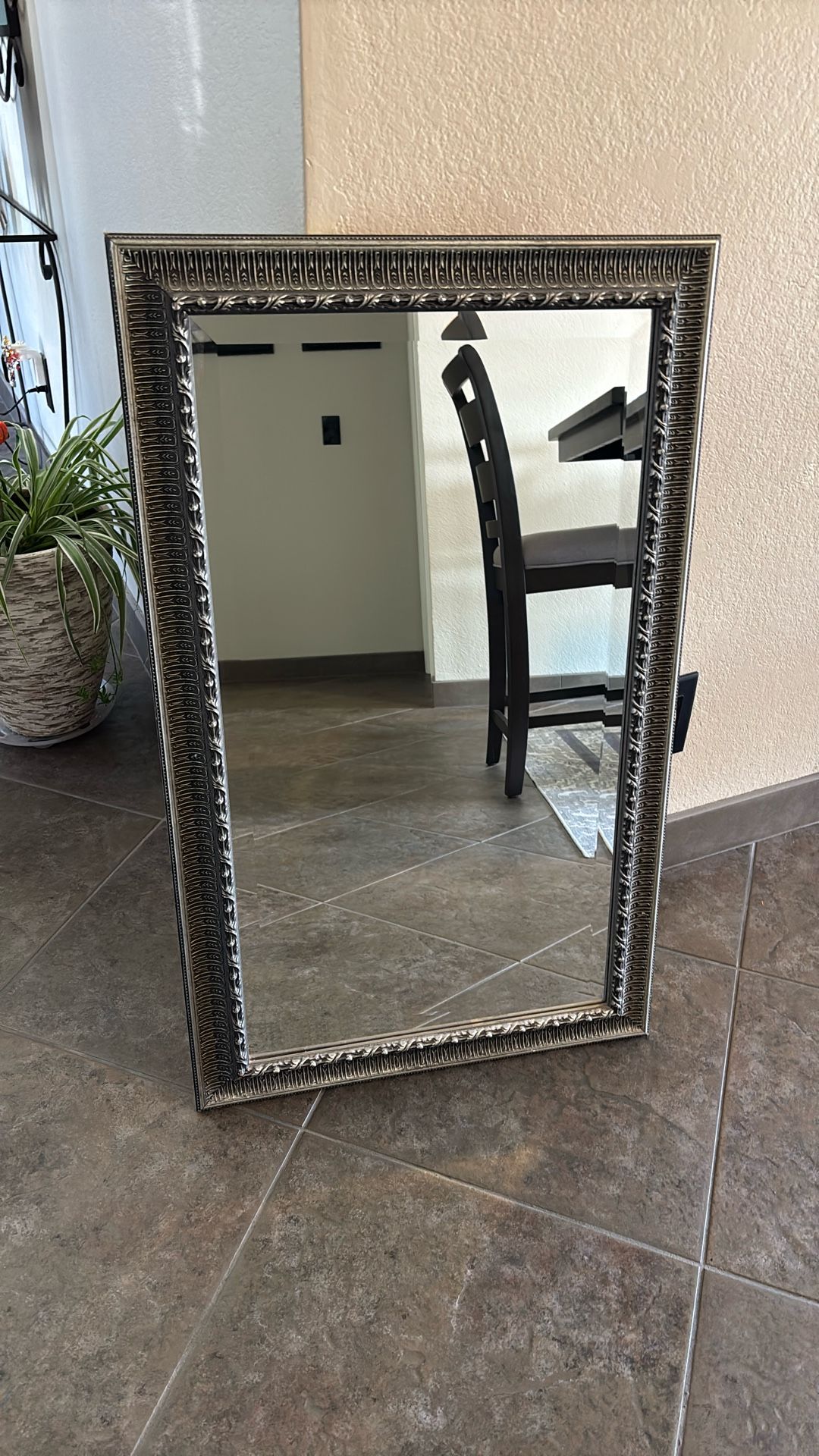 Two Rectangular Beveled Mirrors 