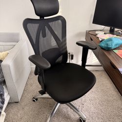 Office Chair Used - Neck Support 