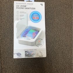Sharper Image U V Zone Phone, Keys, Ear Buds, Credit Cards Sanitizer