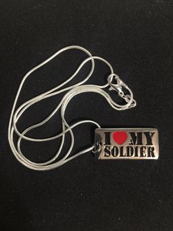 I ❤️My Soldier Necklace